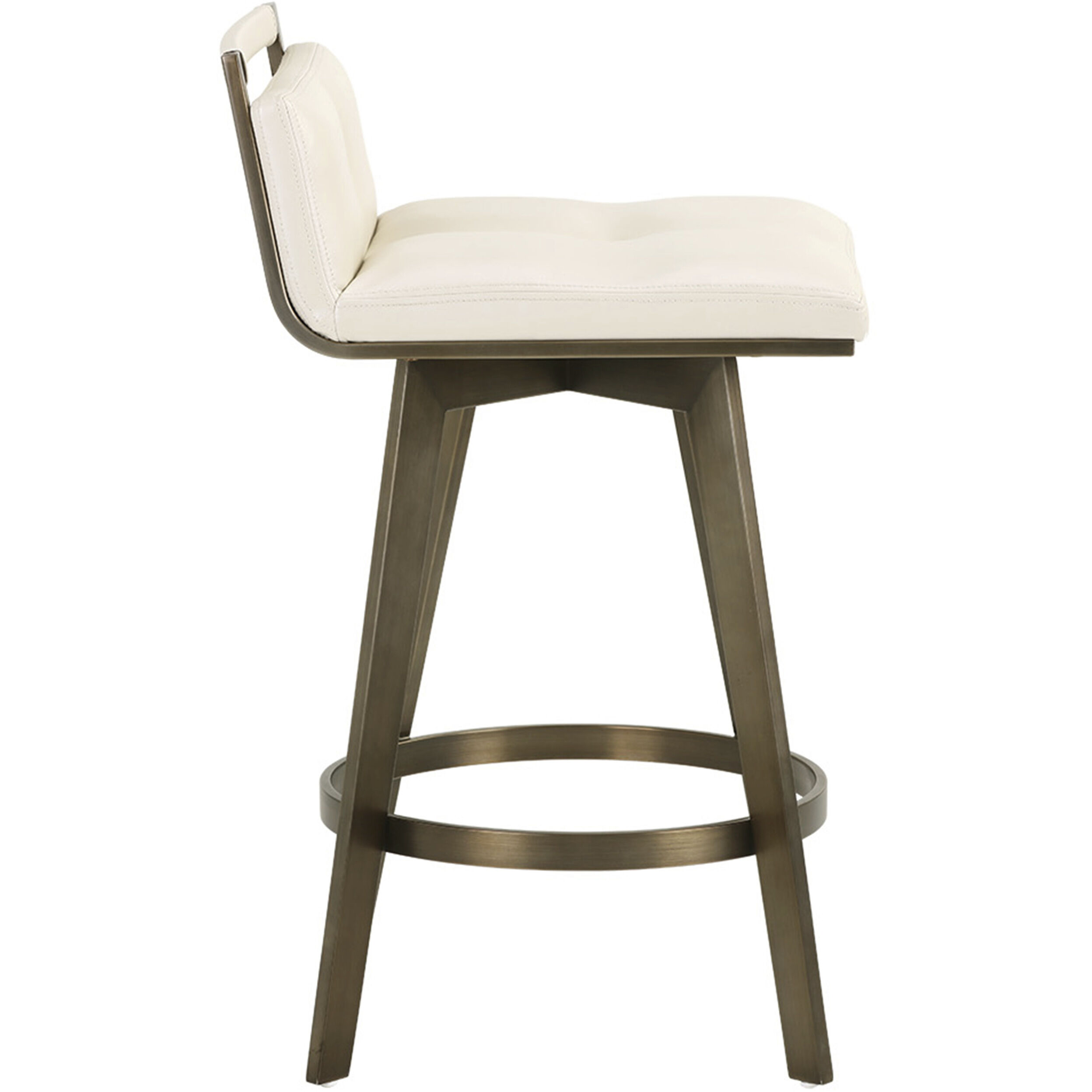 Arizona 32.5 inch Castillo Cream Swivel Counter Stool, Swivel
